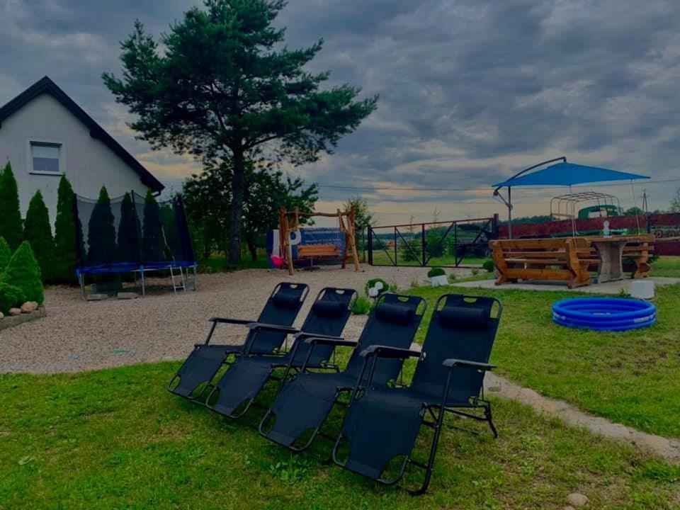 Mazurski Dom Brejdyny Sauna I Bania Holiday home Mragowo