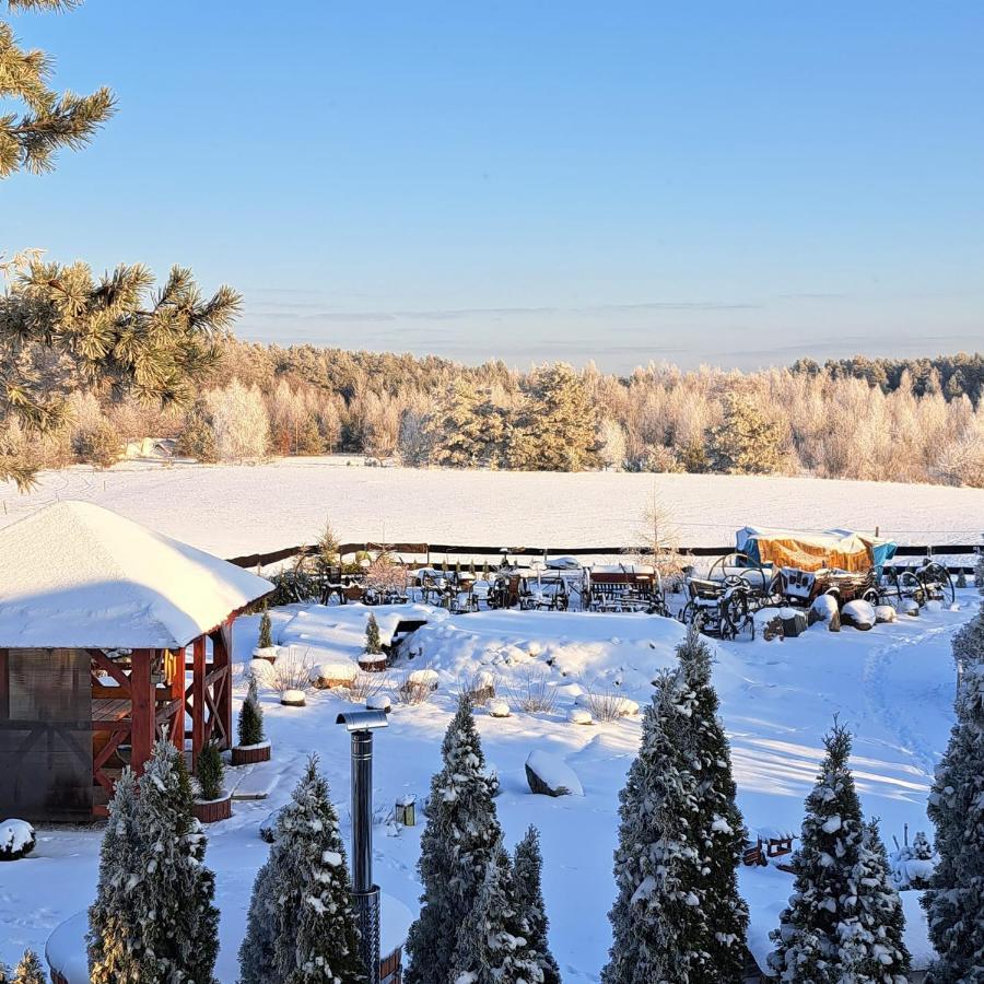 Mazurski Dom Brejdyny Sauna I Bania Holiday home Mragowo